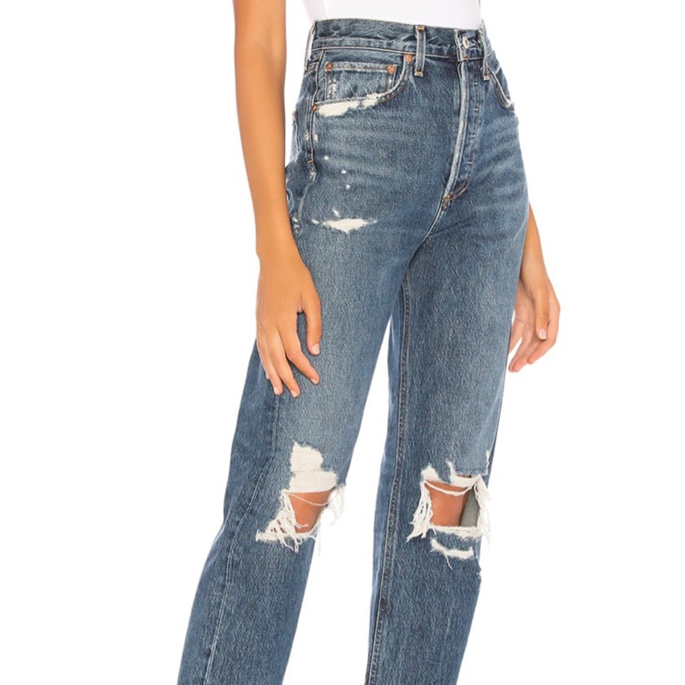 Straight-leg Agolde jeans